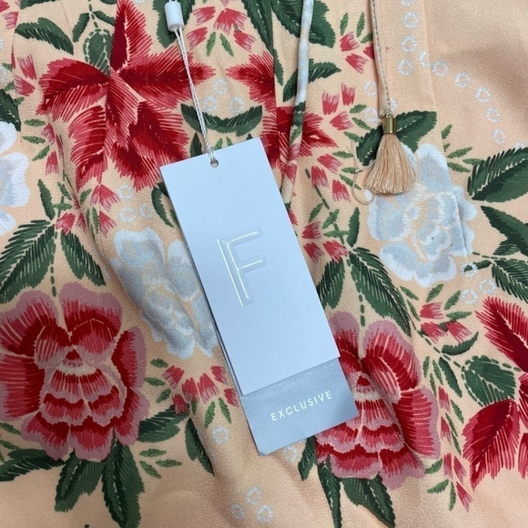 Finders Keepers Arcadia Glow Floral Print Backless Mini Dress XL - Picture 13 of 16